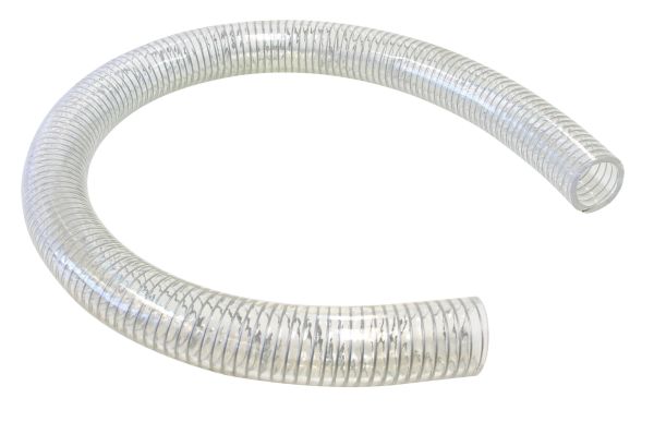 REINFORCED CLEAR PVC BREATHER HOSE ID 32MM 1-1/4" - Image 2