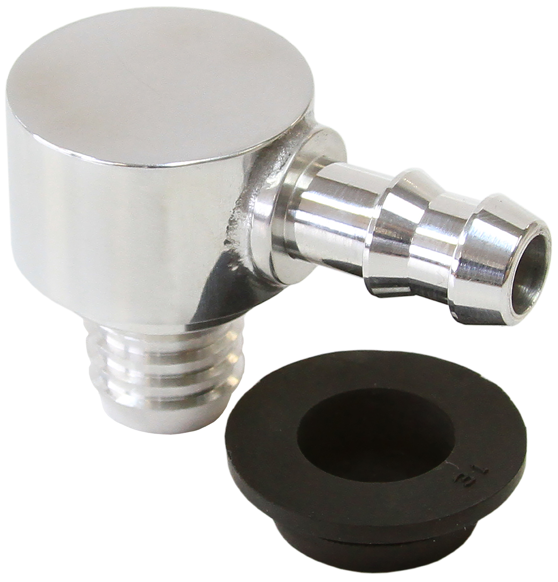 BILLET BOOSTER VALVE UNIVERSAL21MM / 13/16" HOLE TO 3/8 Barb - Image 2