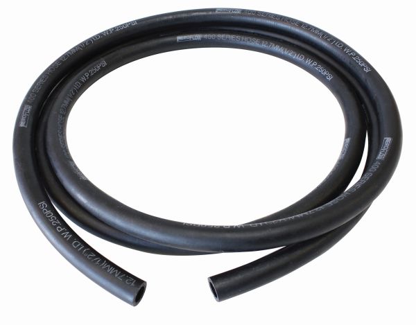 BLACK PUSH LOCK HOSE -5 5/16"100M RUBBER 7.9mm ID 14.3mm OD - Image 2