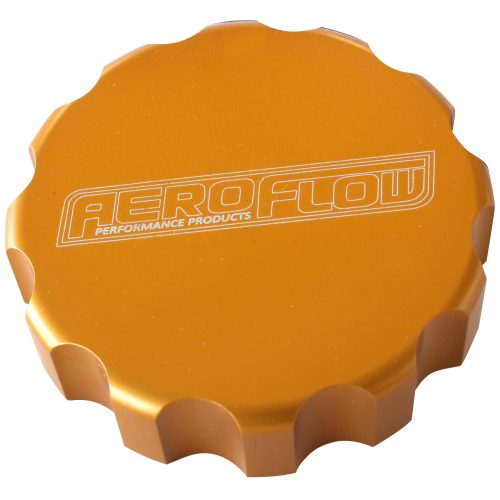 AEROFLOW RADIATOR CAP COVER   LARGE STYLE CAP GOLD