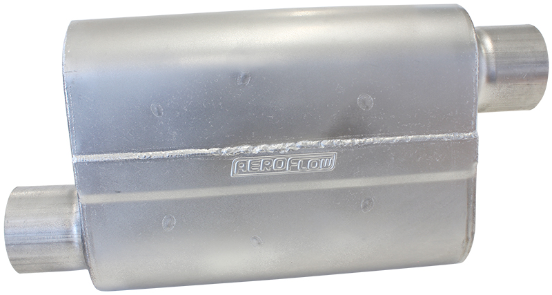 3" OFFSET / OFFSET MUFFLER 13" LENGTH,10" WIDTH,4-1/4" H - Image 2