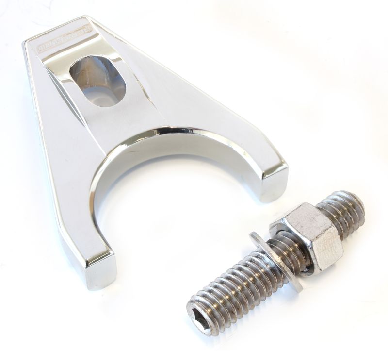 BILLET DISTRIBUTOR HOLD DOWN CHROME CLAMP SUITS HOLDEN V8 - Image 2