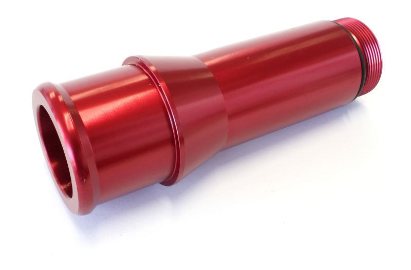 1.5" RADIATOR HOSE ADAPTER RED LONG 4.5" LENGTH CVR - Image 2