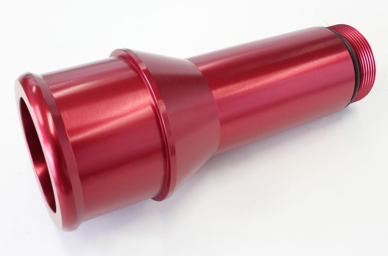 1.75" RADIATOR HOSE ADAPTER RED LONG 4.5" LENGTH CVR - Image 2