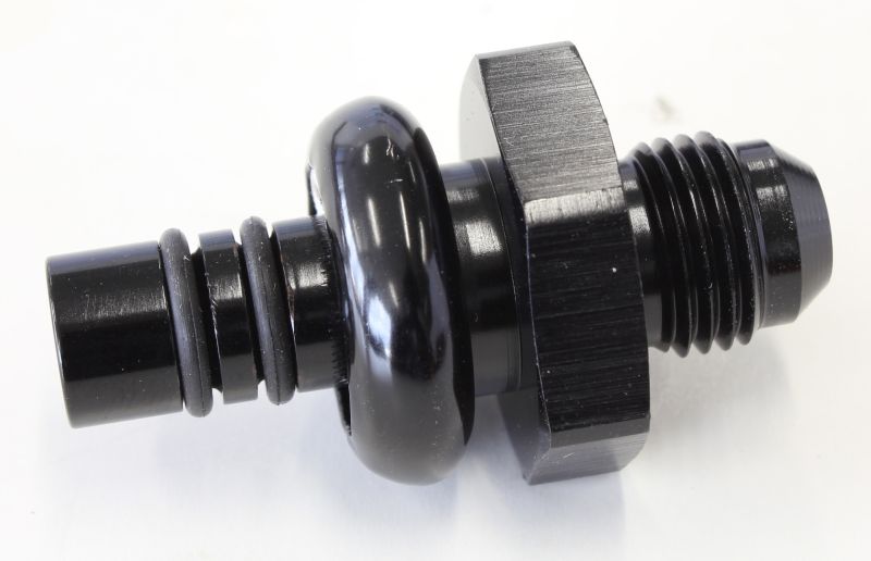 FORD EFI REGULATOR ADAPTER -6AN WITH .435" SHANK BLACK - Image 2