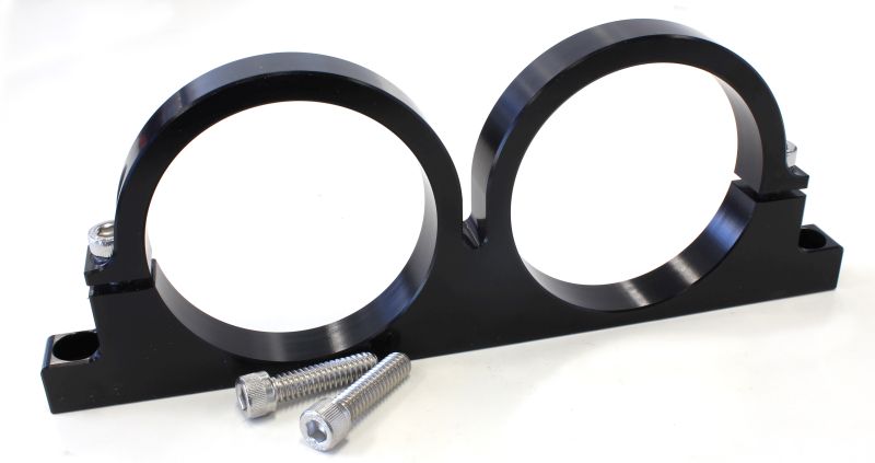 AEROFLOW BILLET DUAL BRACKET FOR 2.5" DIAM FILTER AF64-2150 - Image 2