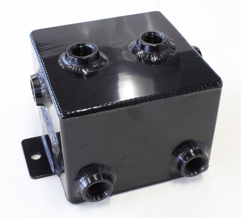 FABRIC ALLOY UNIV TANK 1L X 6 -8 ORB BLACK WITH MOUNT TABS - Image 2