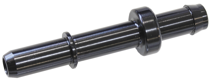 5/16" MALE TUBE TO 8MM / 5/16"Barb BLACK ADAPTER - Image 2