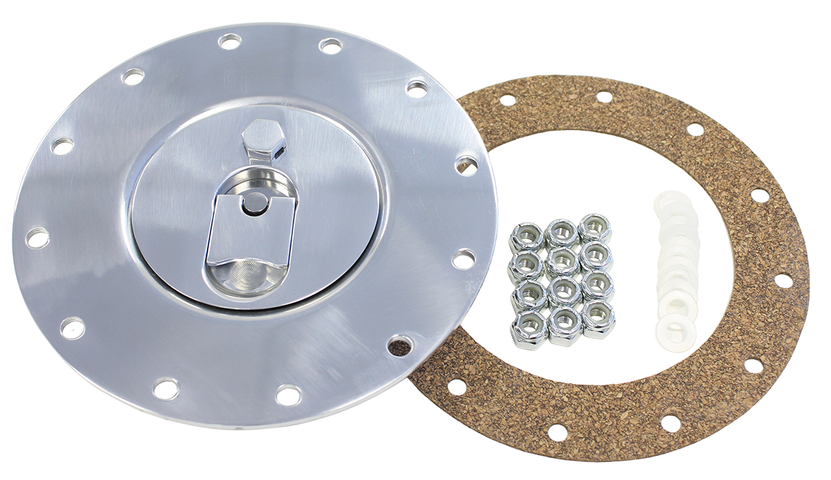 BILLET ALUMINIUM FUEL CAP RCI POLISHED-GASKET-BOLTS RCI CELL - Image 2