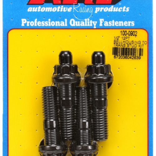 UNIVERSAL BELL TO TRANS STUD  KIT BLK 12PT 1/2″-13 2.750″OAL