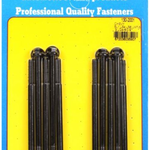 INTAKE MANIFOLD BOLTS, GM LS BLACK HEX, M6x1.0 X 114mm UHL