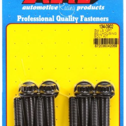 LS CHEV GEN 3 BELLHOUSING>    BLOCK BLK 12PT BOLTS