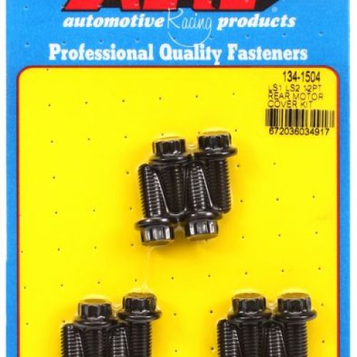 LS CHEV REAR COVER BOLTS BLACK 12-POINT, SUITS ALL LS