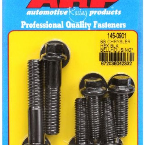 BB CHRYS 383 426 BELLHOUSING> BLOCK BLK HEX BOLTS 440 WEDGE