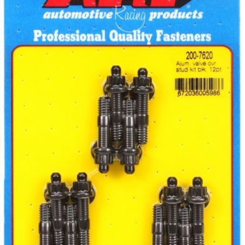 1/4-20 X 1.500 OAL VALVE COVERSTUDS BLK 12PT 12PCS ALLOY COV
