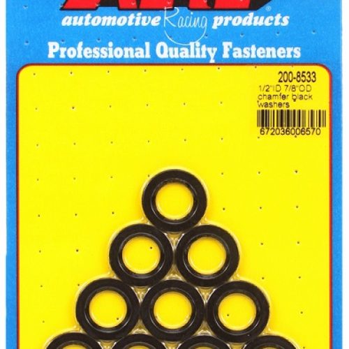 1/2″ ID WASHERS WITH CHAMFER  7/8″ OD, .120″ THICK, 10-PK