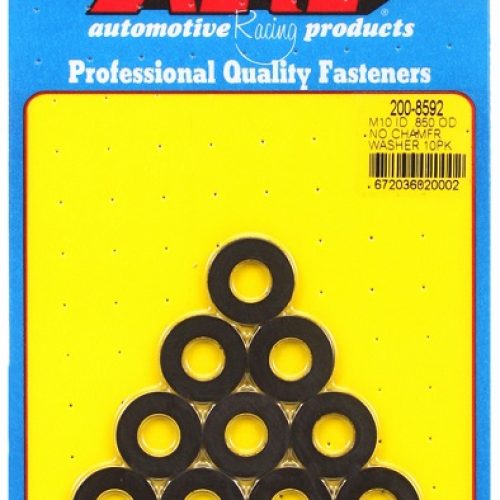 10mm ID WASHERS, NO CHAMFER   .850″ OD, .115″ THICK, 10-PK