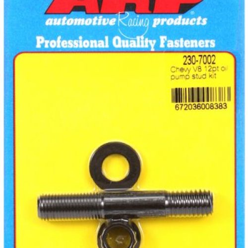 SB CHEV 350 OIL PUMP STUD BLK 12PT NUT & WASHER