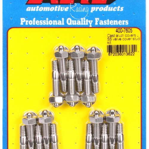 VALVE COVER HEX S/S STUD KIT  1.5″x1/4″-20 (16) CAST COVERS
