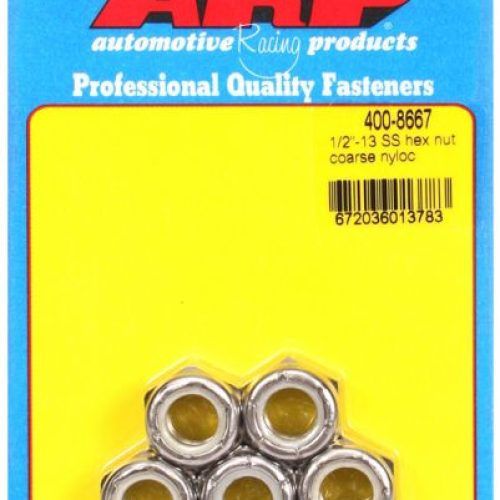 ARP STAINLESS NYLOC NUT 1/2-135 PER PACK