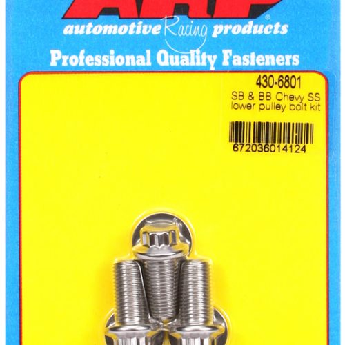 ARP CRANK PULLEY BOLTS        3X PCE UHL .750 3/8 HEAD S/S