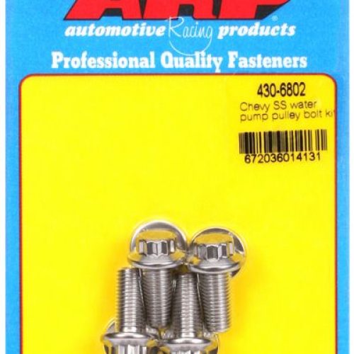 WATER PUMP PULLEY BOLTS       FITS ALL CHEVY  12 PT S/S