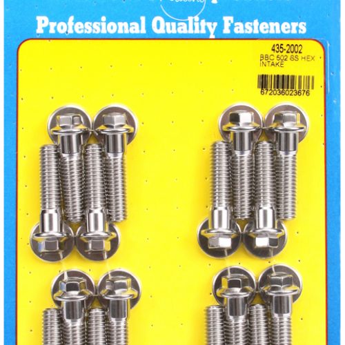 ARP HEX INTAKE BOLT KIT, BBC 502 B/B STAINLESS