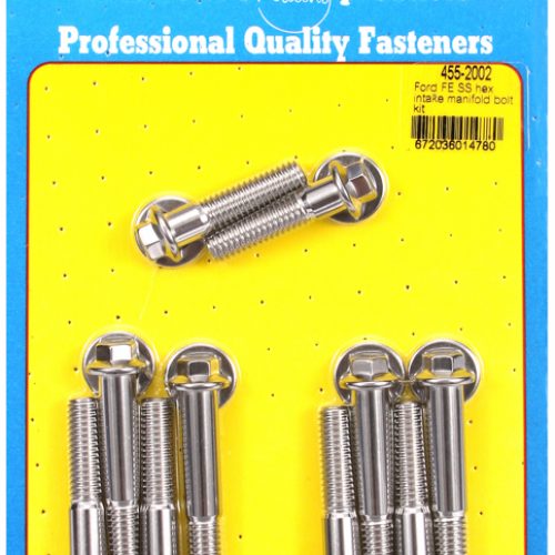 INTAKE MANIFOLD BOLTS, FORD FESTAINLESS STEEL, HEX