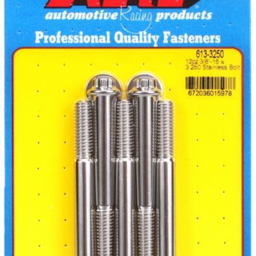 SS 12PT BOLTS 3/8″ UNC x 3.25″3/8″ WRENCH (5-PACK) 3/8-16