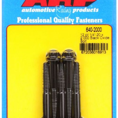 12PT BOLTS 1/4″ UNC x 2.00″   5/16″ WRENCH (5-PACK) 1/4-20