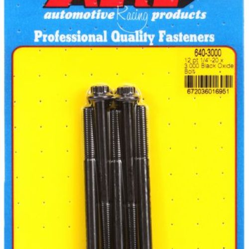 12PT BOLTS 1/4″ UNC x 3.00″   5/16″ WRENCH (5-PACK) 1/4-20