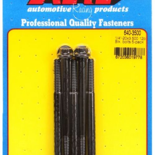 12PT BOLTS 1/4″ UNC x 3.50″   5/16″ WRENCH (5-PACK) 1/4-20