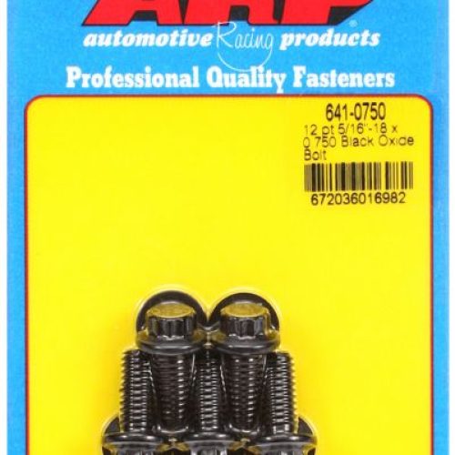 12PT BOLTS 5/16″ UNC x .750″  3/8″ WRENCH (5-PACK) 5/16-18