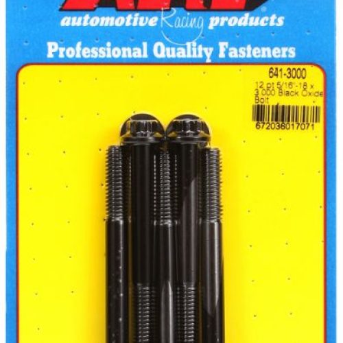 12PT BOLTS 5/16″ UNC x 3.00″  3/8″ WRENCH (5-PACK) 5/16-18