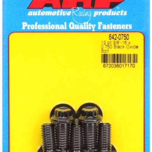 12PT BOLTS 3/8″ UNC x .750″   3/8″ WRENCH (5-PACK) 3/8-16