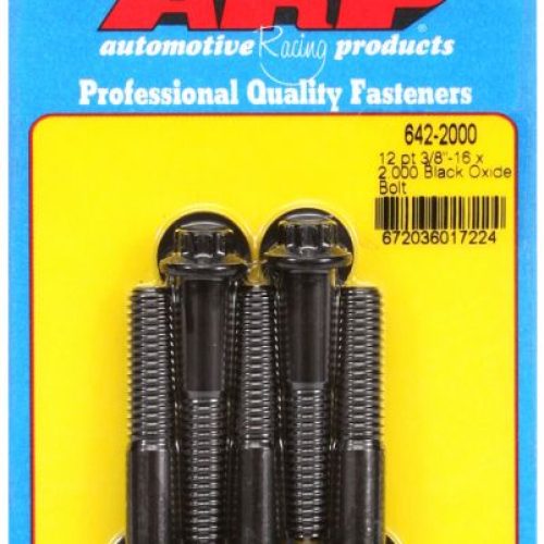 12PT BOLTS 3/8″ UNC x 2.00″   3/8″ WRENCH (5-PACK) 3/8-16