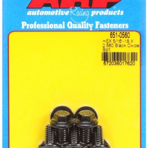 HEX BOLTS 5/16″ UNC x .560″   3/8″ WRENCH (5-PACK) 5/16-18