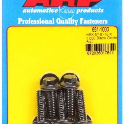 HEX BOLTS 5/16″ UNC x 1.00″   3/8″ WRENCH (5-PACK) 5/16-18