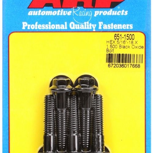 HEX BOLTS 5/16″ UNC x 1.50″   3/8″ WRENCH (5-PACK) 5/16-18