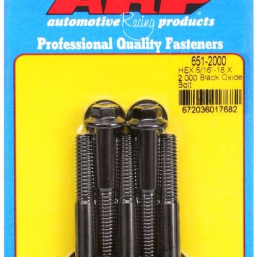 HEX BOLTS 5/16″ UNC x 2.00″   3/8″ WRENCH (5-PACK) 5/16-18
