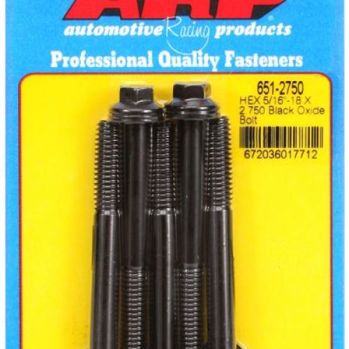 HEX BOLTS 5/16″ UNC x 2.75″   3/8″ WRENCH (5-PACK) 5/16-18