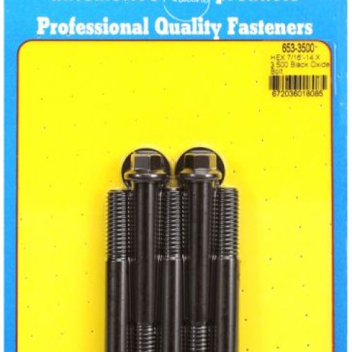 HEX BOLTS 7/16″ UNC x 3.50″   7/16″ WRENCH (5-PACK) 7/16-14