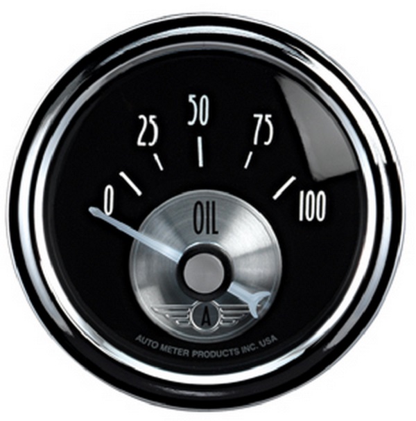 BLACK DIAMOND OIL PRESS GAUGE 2-1/16", 0-100PSI, SS ELECTRIC
