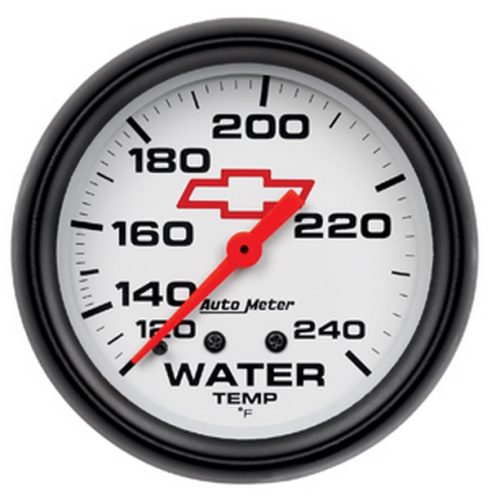 2-5/8″ MECH WATER 120-240F    WHITE FACE, GM CHEVY BOWTIE