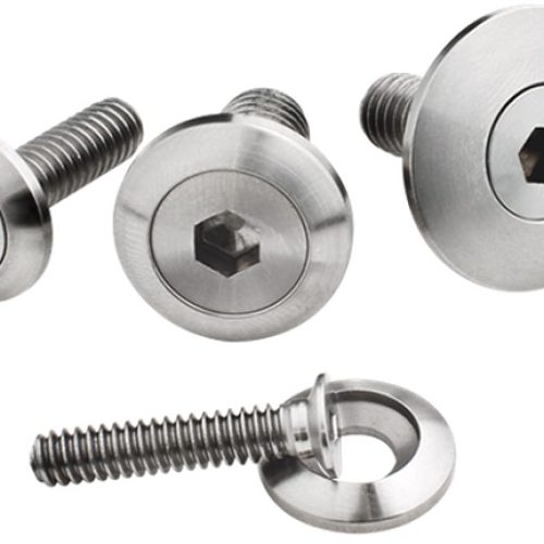 STAINLESS PRO BOLTS (PR)      3/8-16 X 1″   7/8″ WASHER OD