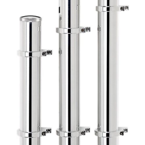 BILLET OVERFLOW TANKS SMOOTH 15HGT 2 DIAMETER 13OZ BARB