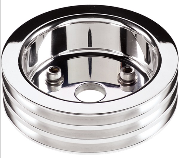 BB CHEV CRANK TRIPLE PULLEY BILLET SHORT PUMP