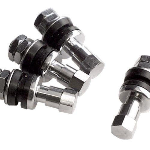 BOLT-IN CHROME VALVE STEMS    PACK OF 4 – SMALL DIAMETER