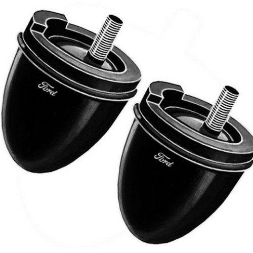 1935-38 FORD AXLE BUMPERS BLK RUBBER