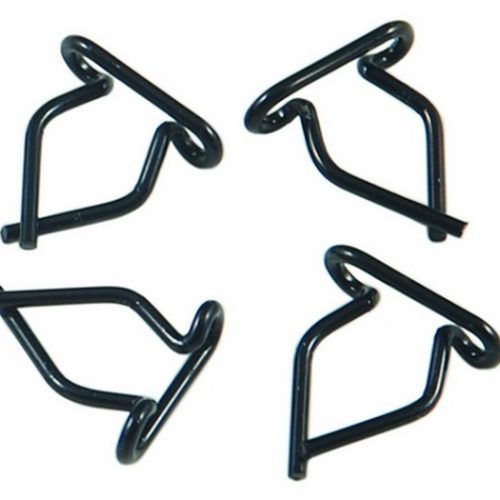 1936-37 FORD GRILLE CENTRE    STRIP WIRE CLIPS SET OF 6